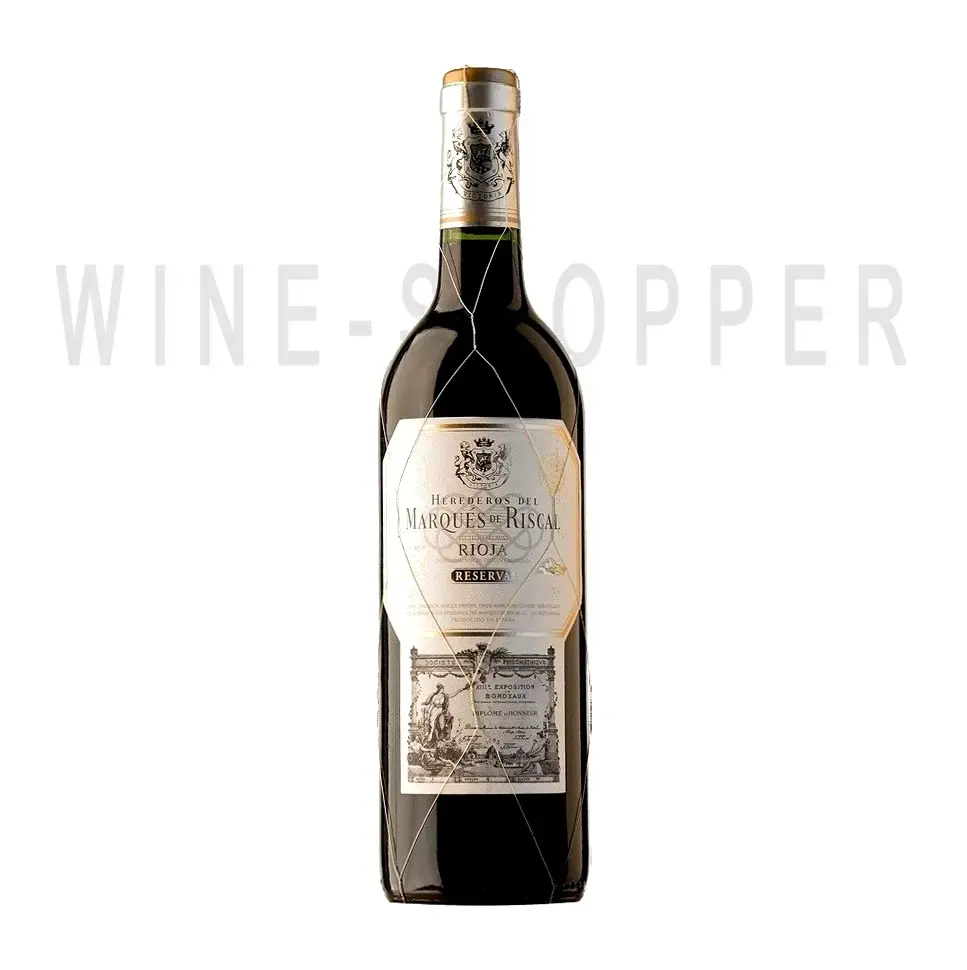 Вино Herederos del Marques de Riscal Reserva, Rioja DOC 2016 0.75 л
