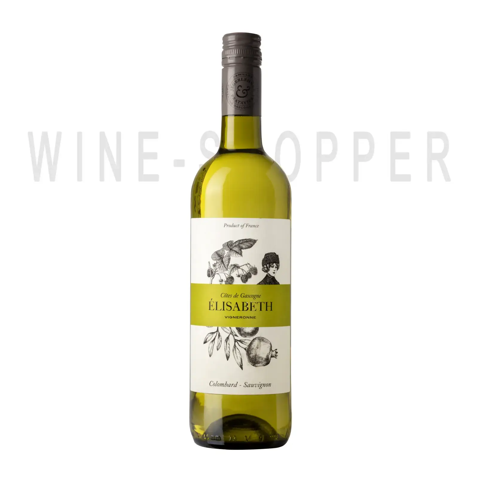Вино Elisabeth Vigneronne Colombard-Sauvignon Blanc Cotes de Gascogne IGP 0.75 л