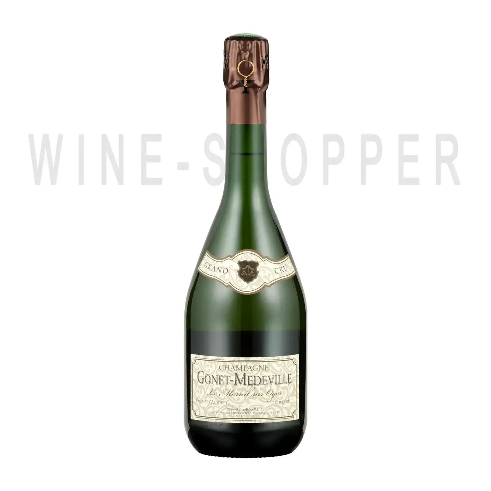 Шампанское Champagnes Gonet-Medeville, Champ d'Alouette Extra Brut, Le Mesnil sur Oger Grand Cru, 2004 0.75 л