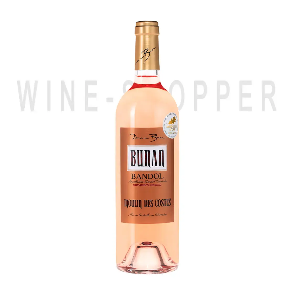 Вино Domaine Bunan Moulin des Costes Rose 2018 0.75 л