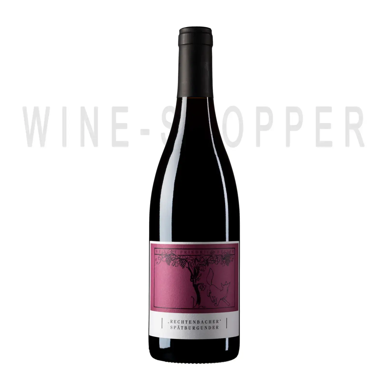 Вино Friedrich Becker Rechtenbacher Spatburgunder Pfalz DQ 2012 1.5 л