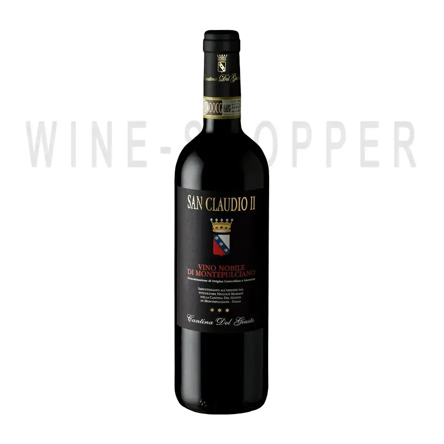 Вино Cantina Del Giusto, San Claudio II, Vino Nobile di Montepulciano DOCG 2017 0.75 л
