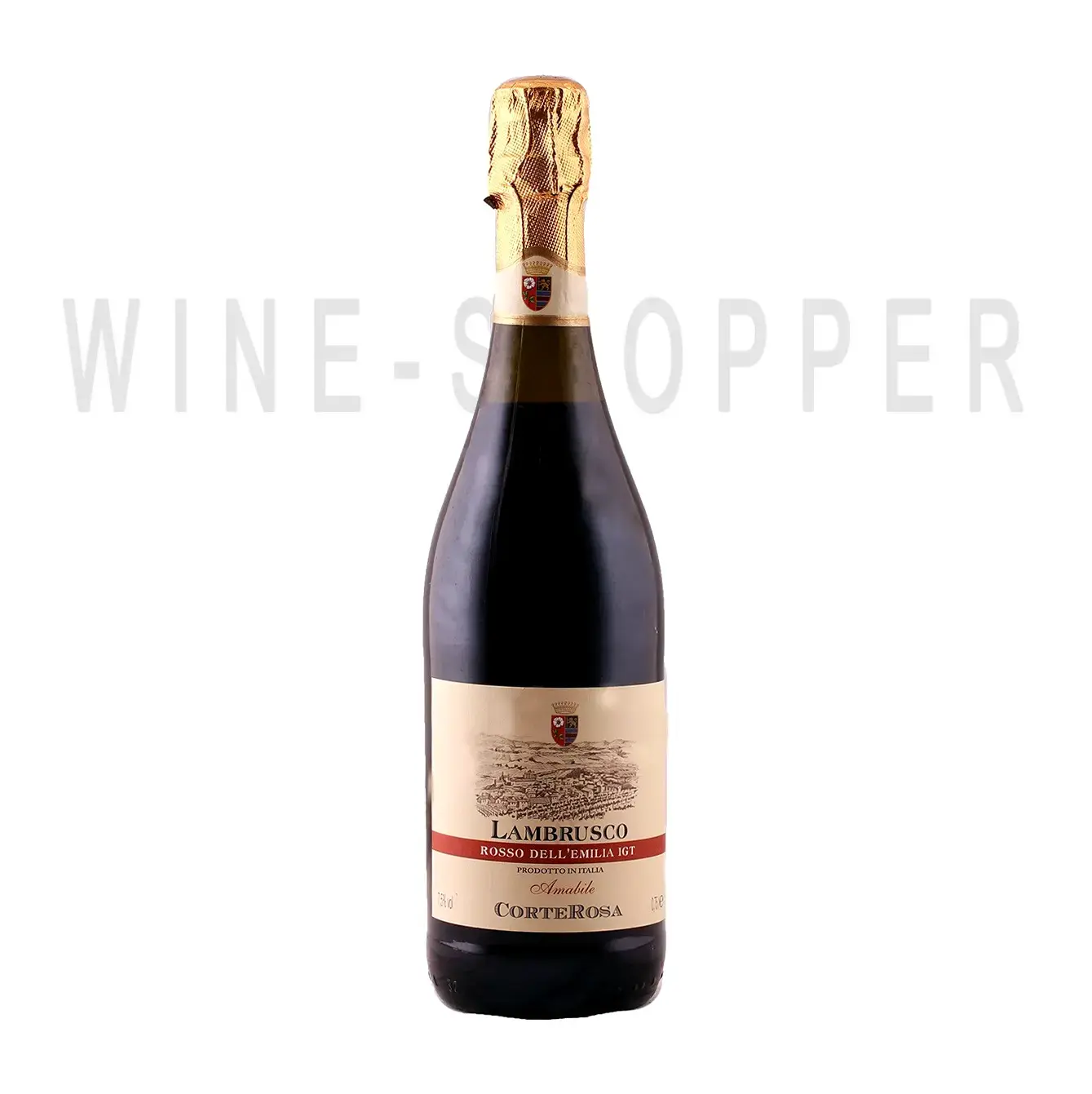 Игристое вино Corte Rosa Lambrusco Rosso Amabile, Dell'Emilia IGT 0.75 л