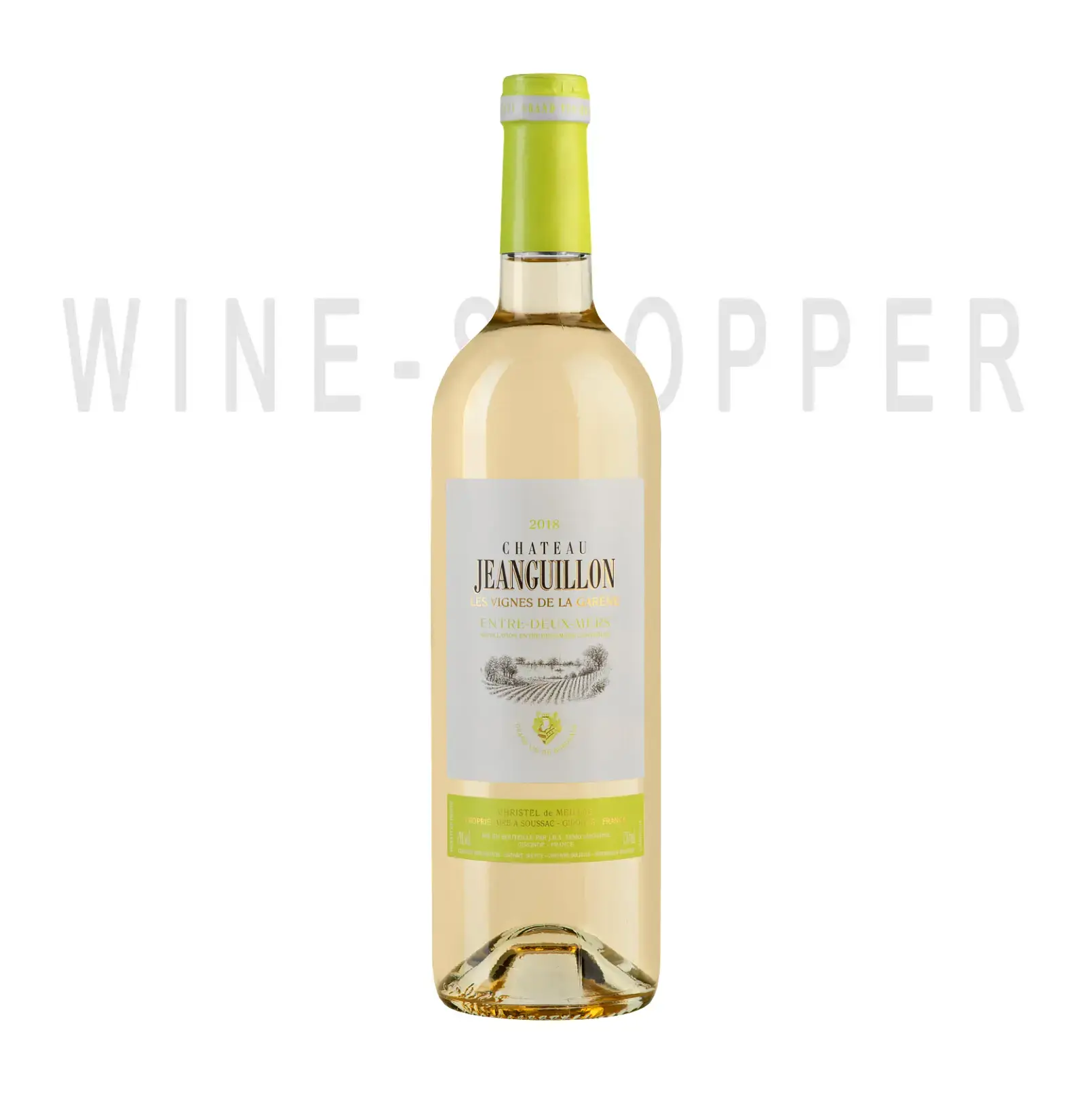 Вино Chateau Jeanguillon Les Vignes de la Garene, Entre-Deux-Mers AOC 2018 0.75 л