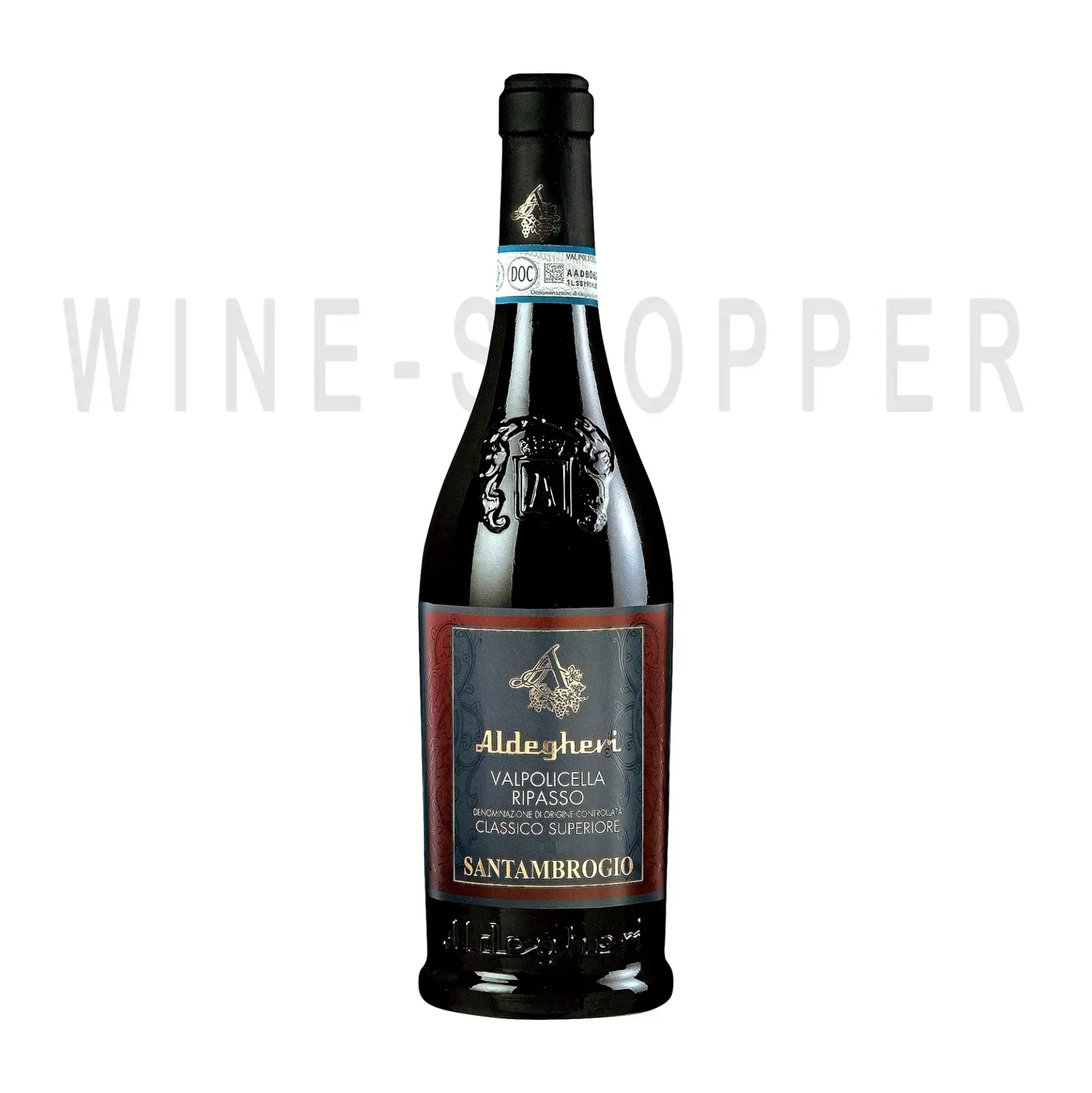 Вино Cantine Aldegheri Valpolicella Classico Superiore Ripasso DOC 2017 0.375 л