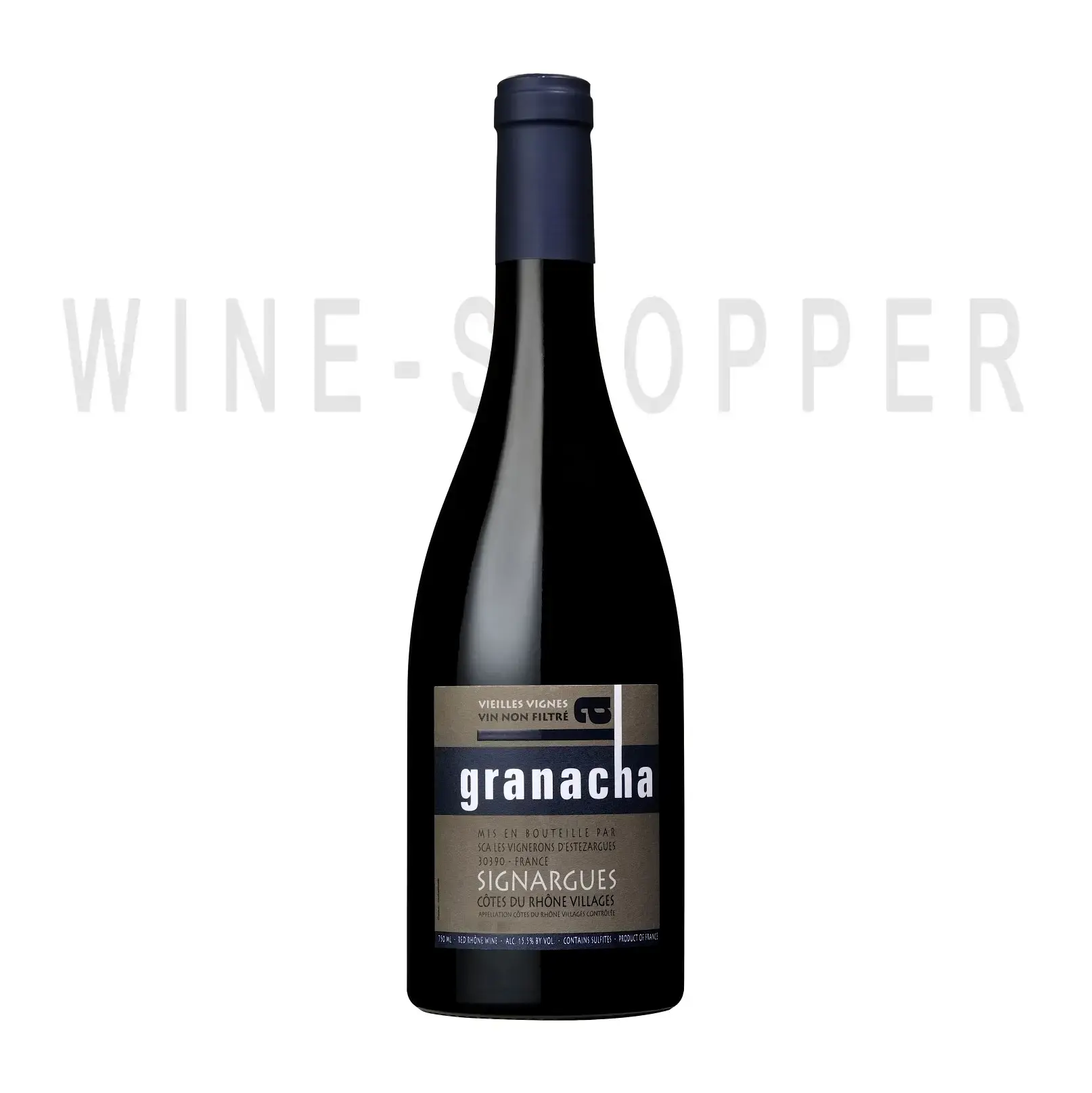 Вино Les Vignerons d'Estezargues, La Granacha, Cotes du Rhone Villages AOC 2015 0.75 л