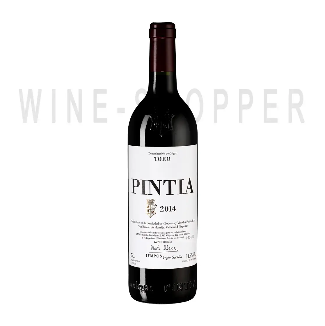 Вино Bodegas y Vinedos Pintia 2014 0.75 л