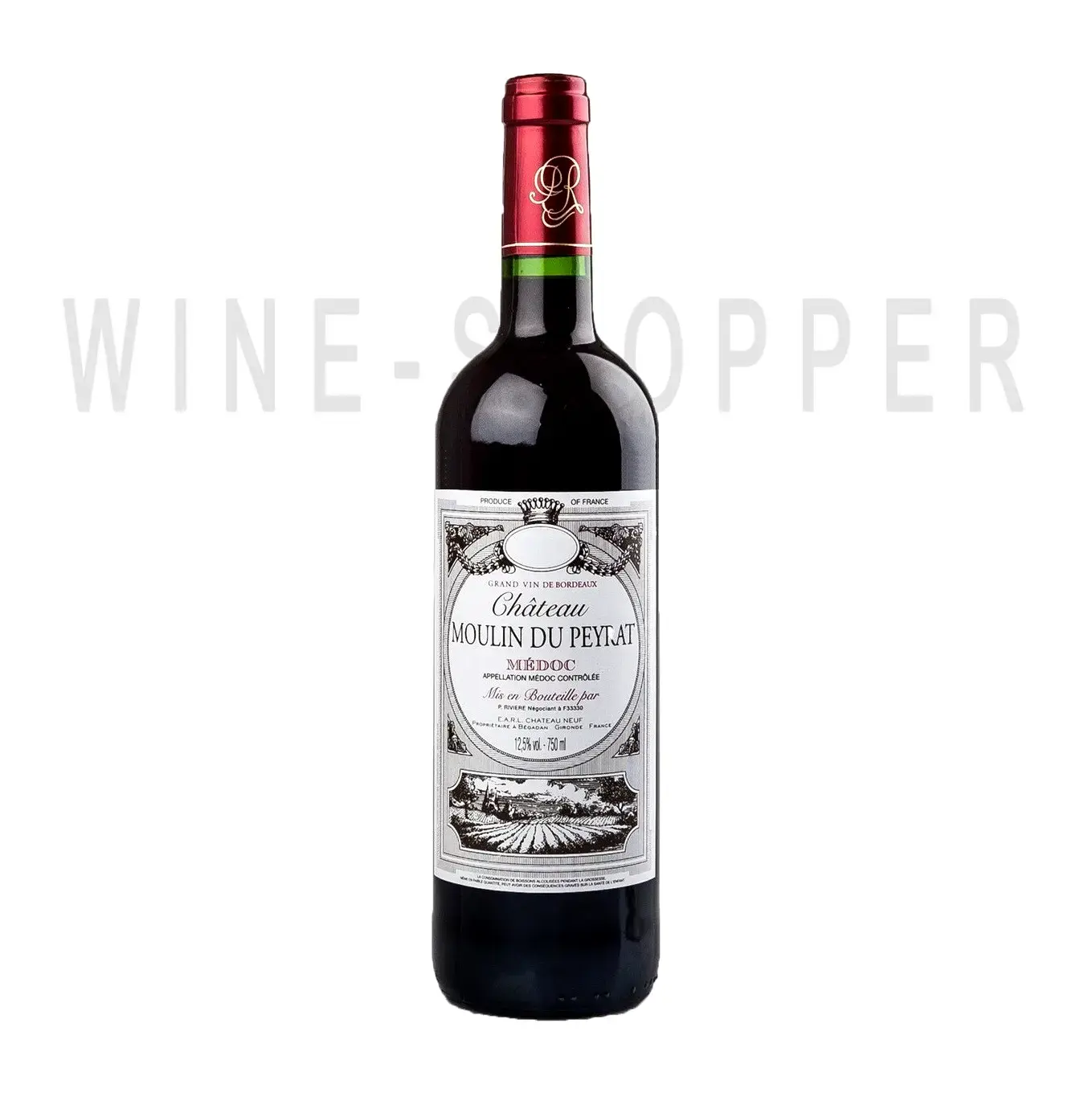 Вино Chateau Moulin du Peyrat, Medoc AOC 2014 0.75 л