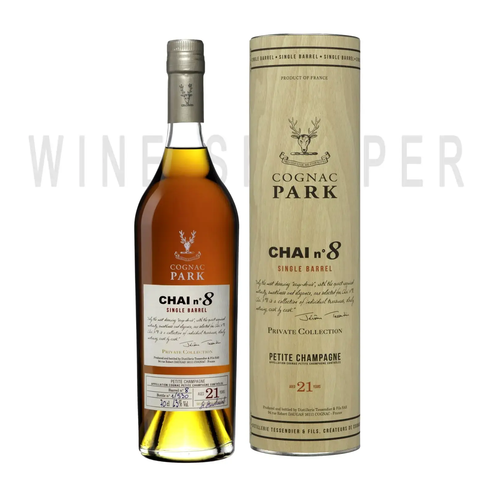 Коньяк Park Chai №8 21 Years Old, gift box 0.7 л