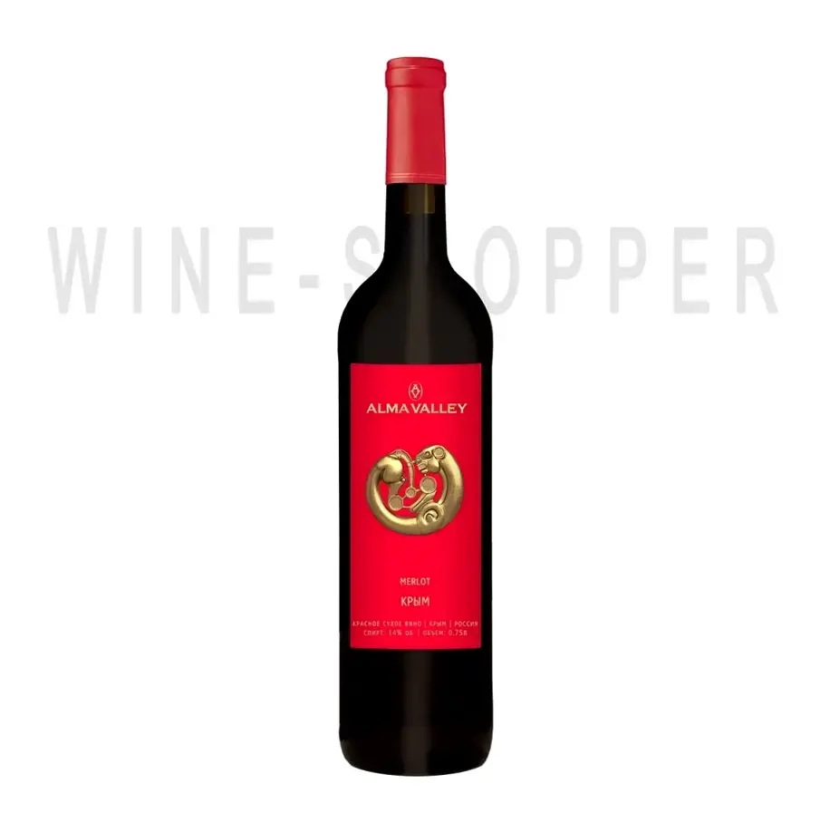 Вино Alma Valley Merlot 2016 0.75 л