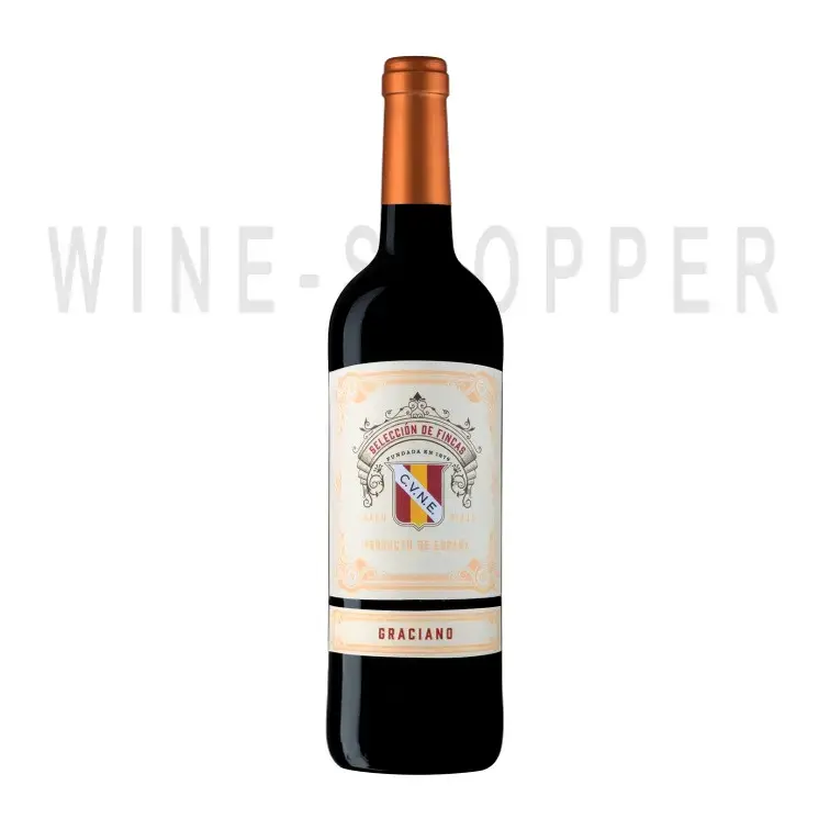 Вино CVNE, Seleccion de Fincas Graciano, Rioja DOC 2017 0.75 л