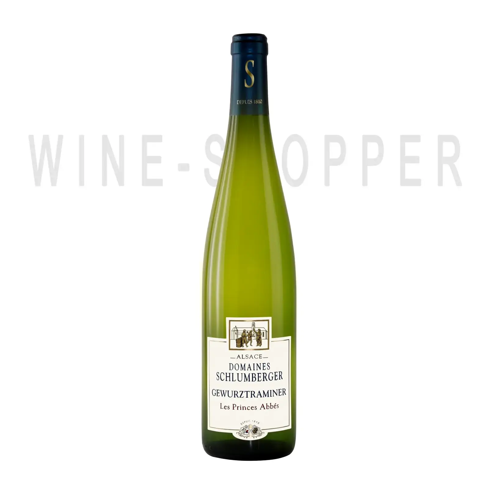 Вино Schlumberger, Gewurztraminer Les Princes Abbes, Alsace AOC 2015 0.75 л