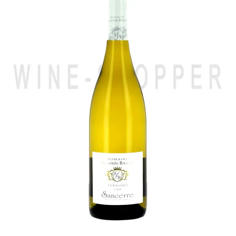 Вино Domaine Sylvain Bailly, Terroirs Sancerre Blanc AOC 2018 0.75 л