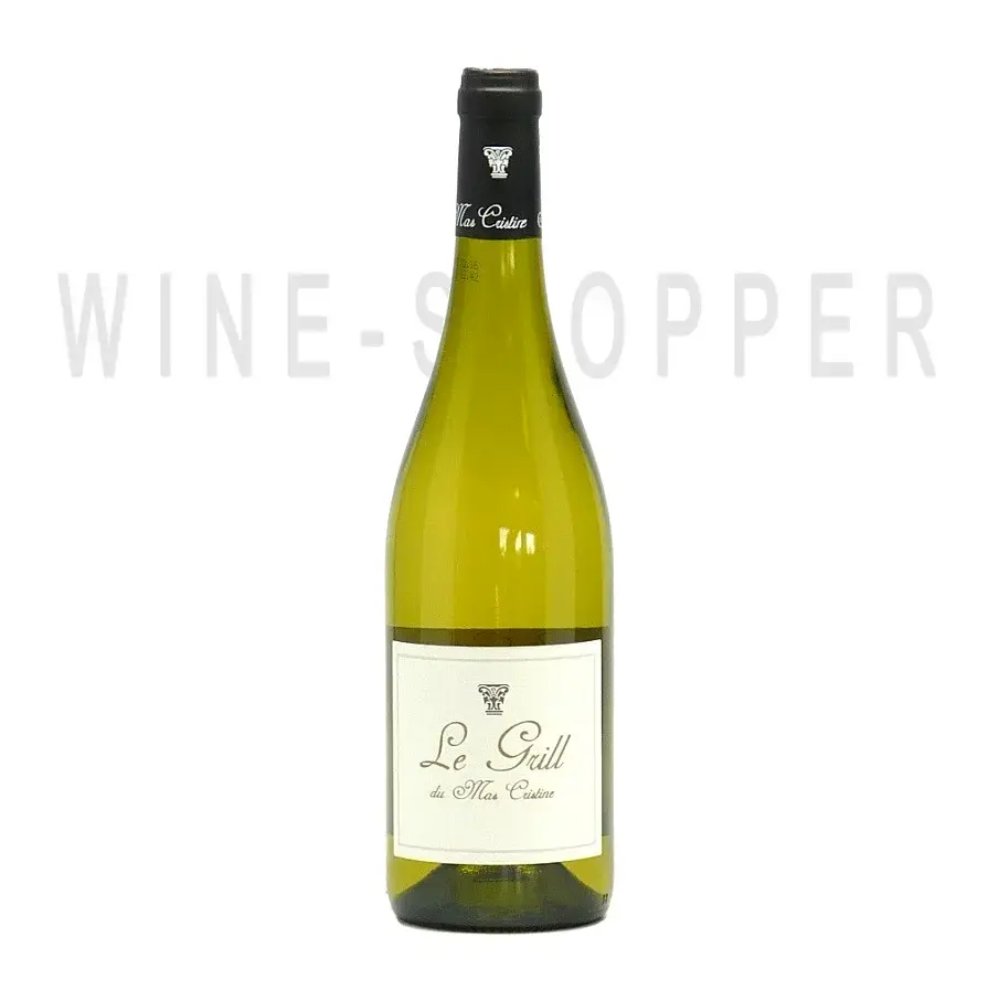 Вино Le Grill du Mas Cristine Blanc, Cotes du Roussillon AOC 2018 0.75 л
