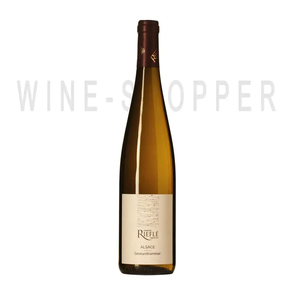 Вино Domaine Riefle Gewurztraminer, Alsace AOC 2018 0.75 л