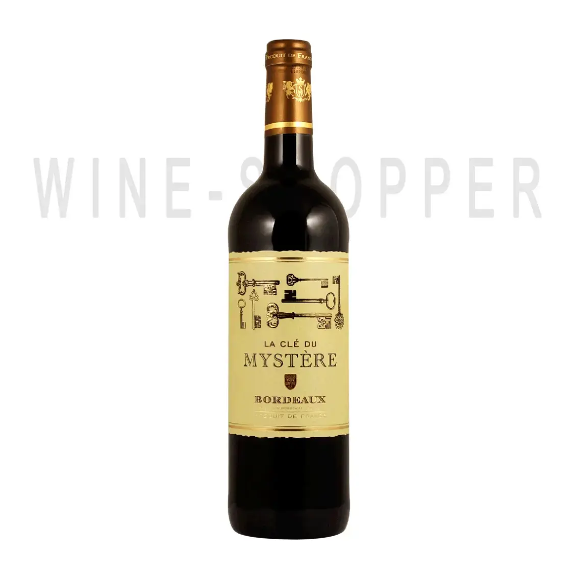 Вино La Cle du Mystere Rouge, Bordeaux AOC 2018 0.75 л