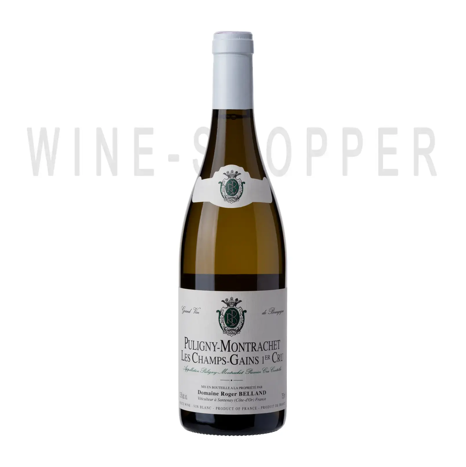 Вино Roger Belland, Puligny-Montrachet 1-er Cru Les Champs-Gains AOC 2018 0.375 л