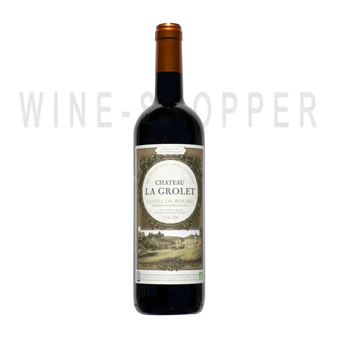 Вино Chateau La Grolet, Cotes de Bourg AOC 2012 0.75 л