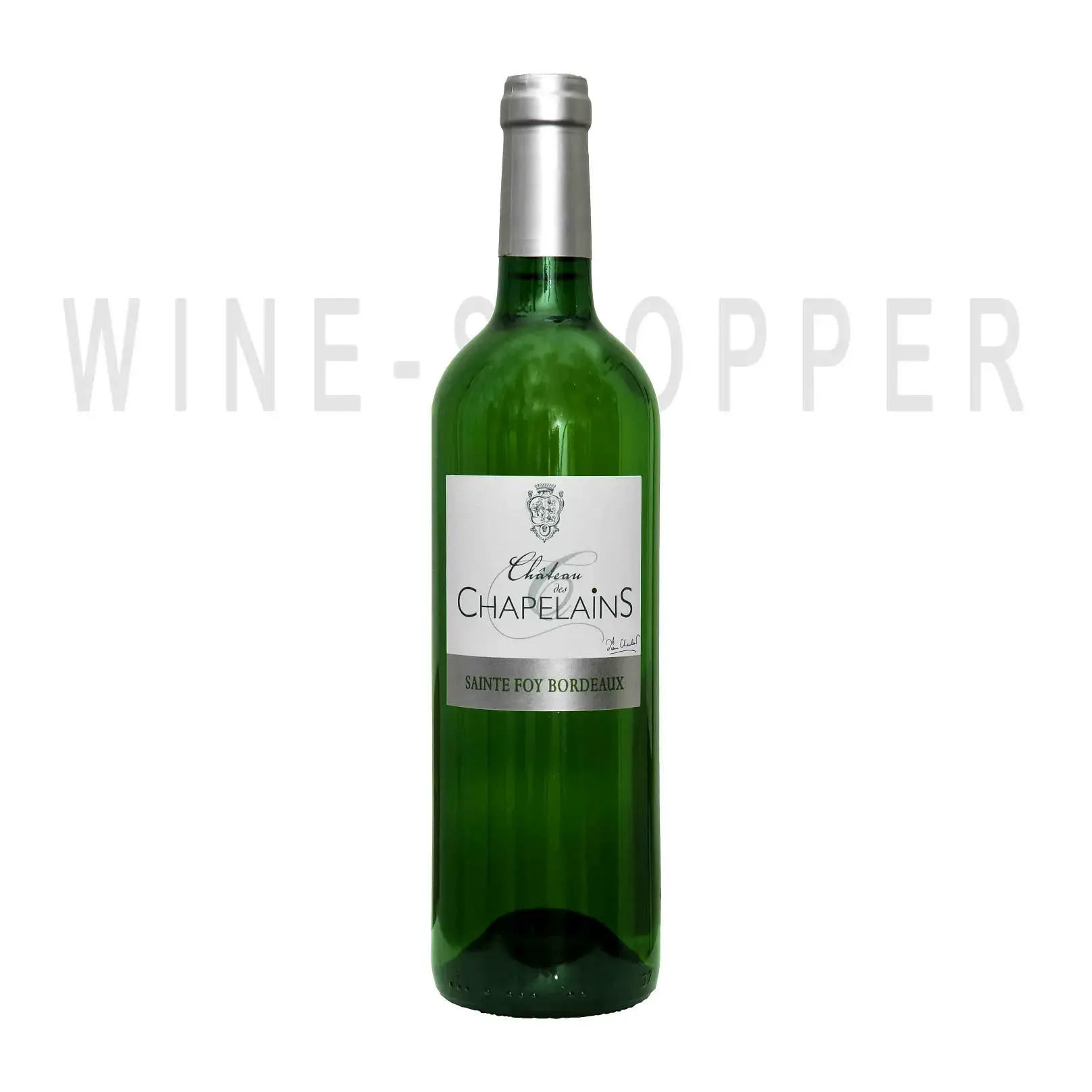 Вино Chateau des Chapelains Blanc Sec, Sainte-Foy Cotes de Bordeaux AOC 0.75 л