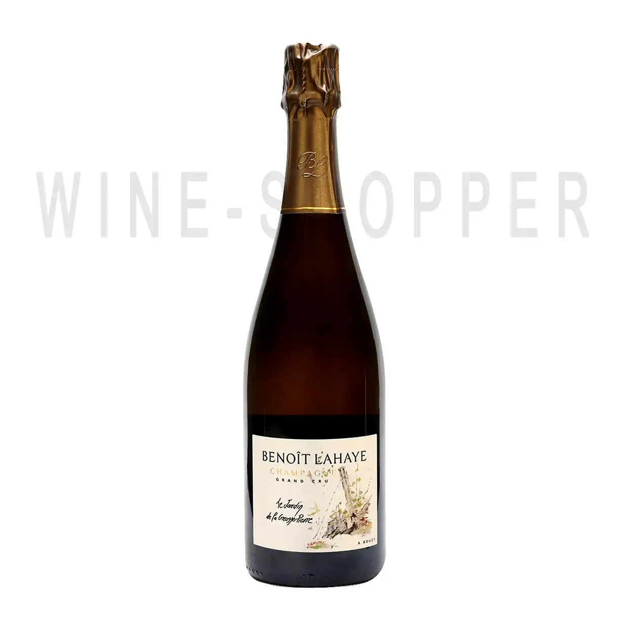 Шампанское Benoit Lahaye, Grand Cru Le Jardin de la Grosse Pierre Brut Nature, Champagne АОC 0.75 л