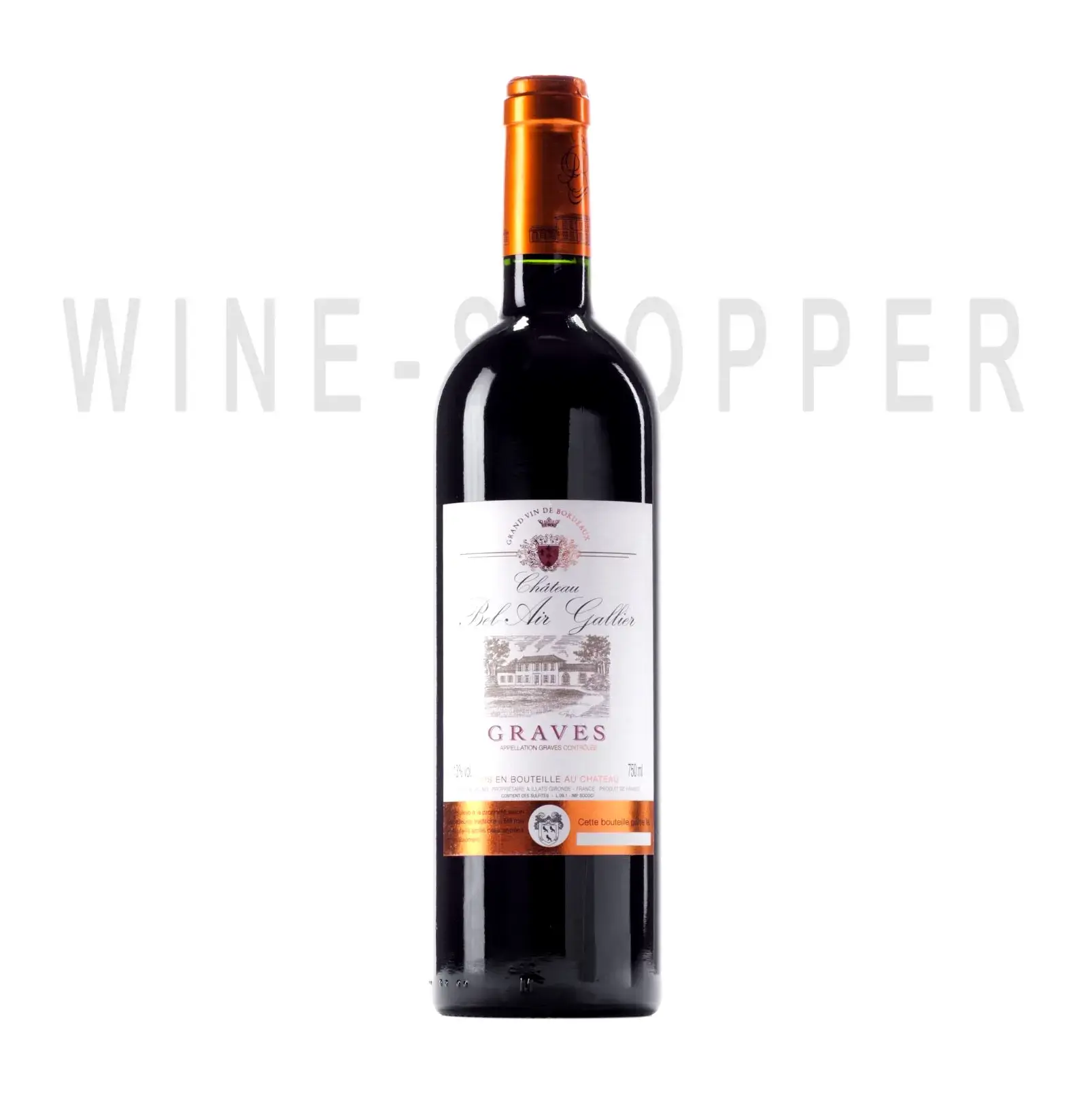 Вино Chateau Bel-Air Gallier, Graves AOC 2012 0.75 л