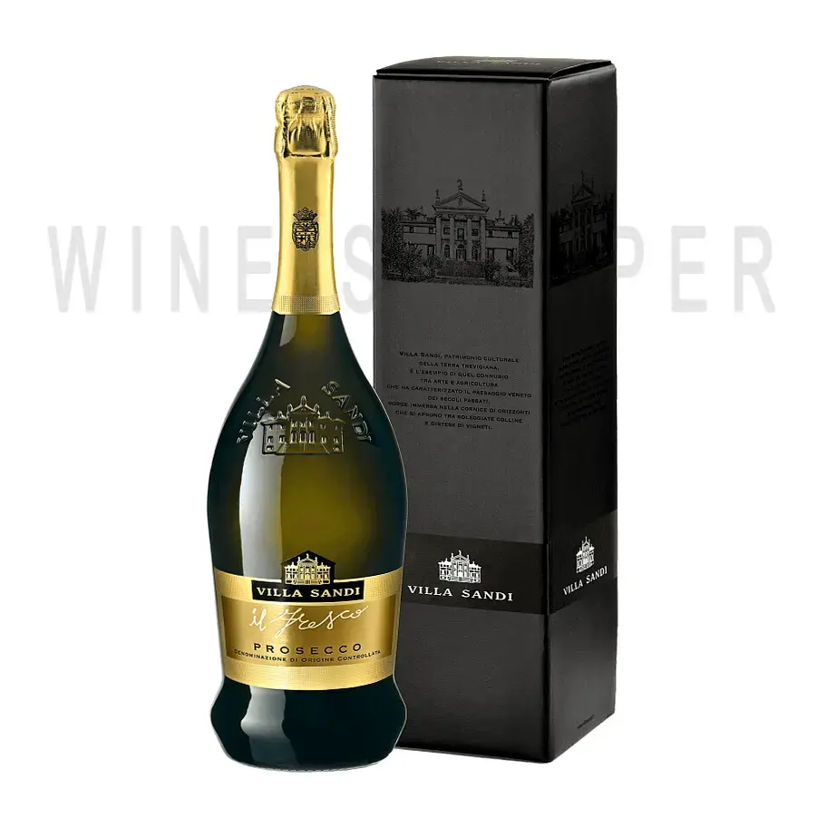 Игристое вино Villa Sandi, Il Fresco Prosecco DOC, gift box 1.5 л