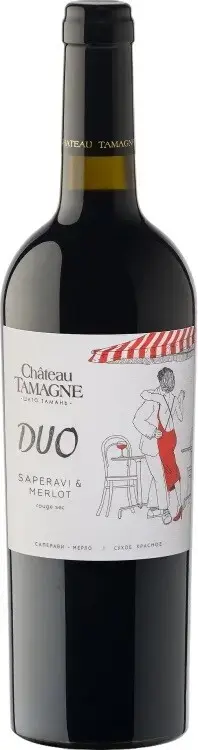 Вино Chateau Tamagne Duo Rouge Dry, 0.75 л
