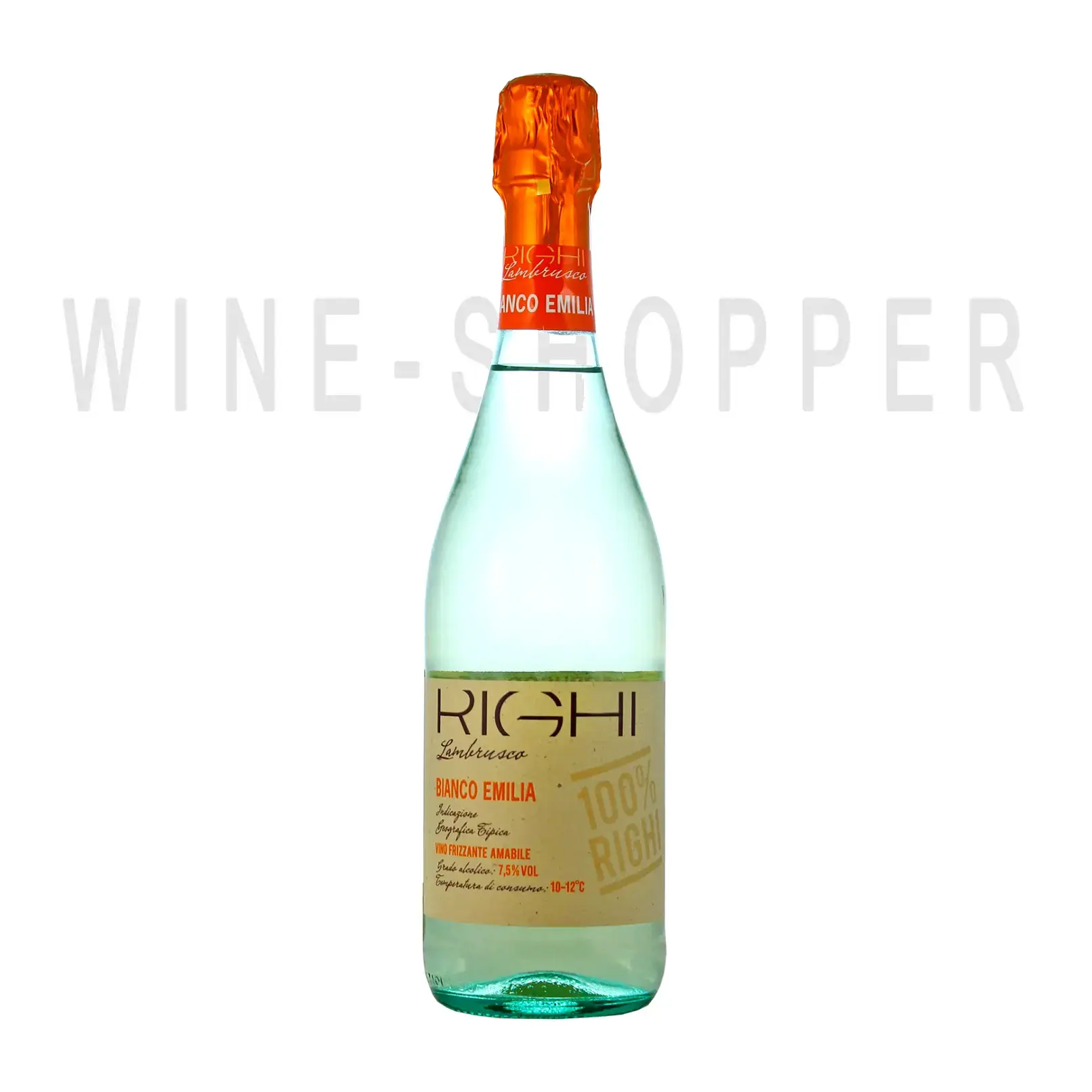 Игристое вино Righi, Lambrusco Bianco, Emilia IGT 0.75 л