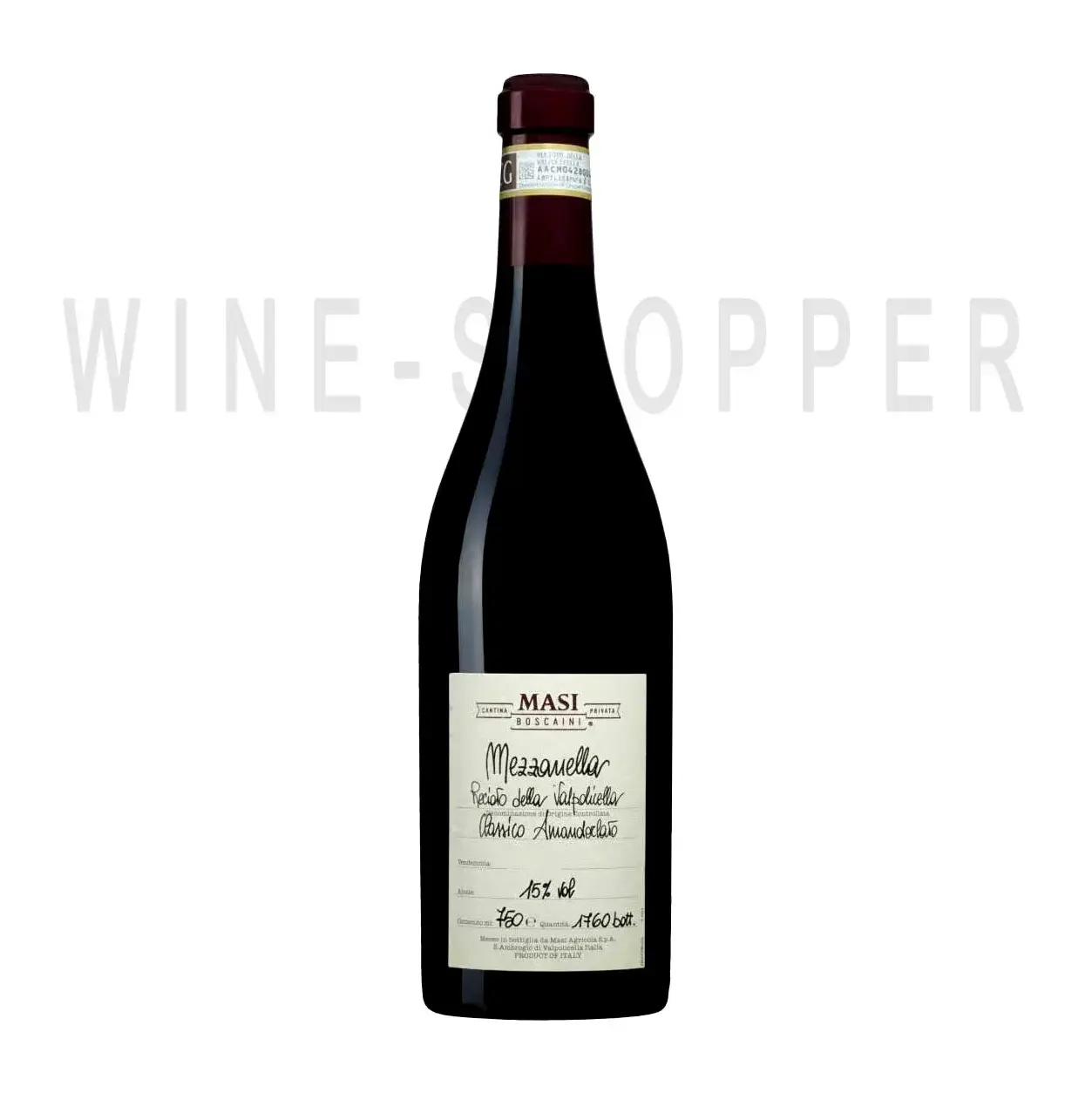 Вино Masi, Mezzanella Amandorlato, Recioto della Valpolicella Classico DOC 2015 0.75 л