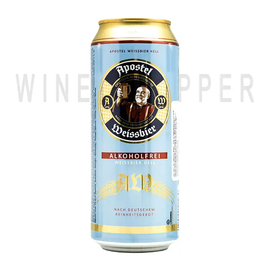 Пиво Apostel Weissbier Alkoholfrei, in can 0.5 л