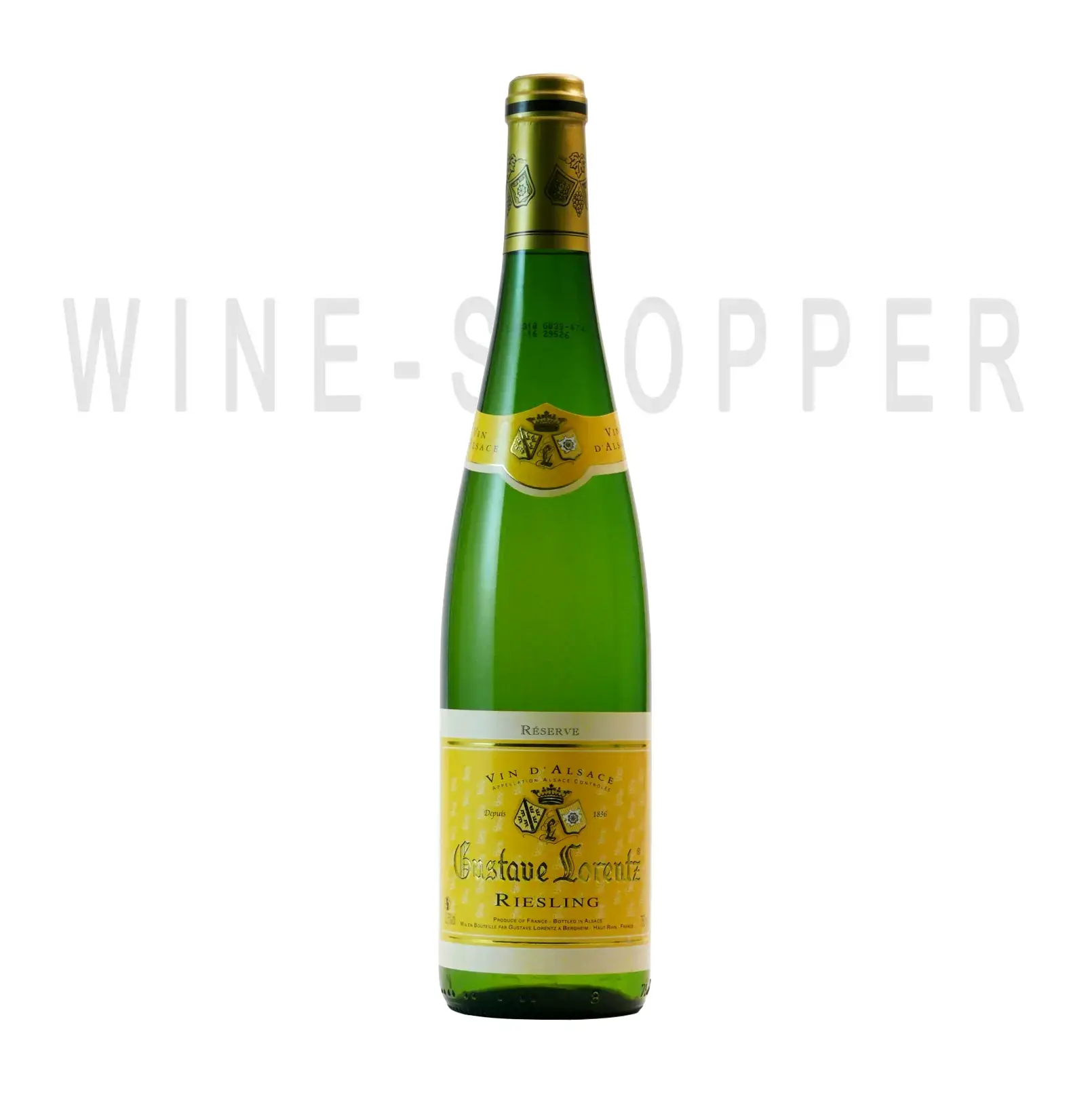 Вино Gustave Lorentz, Riesling Reserve, Alsace AOC 0.75 л