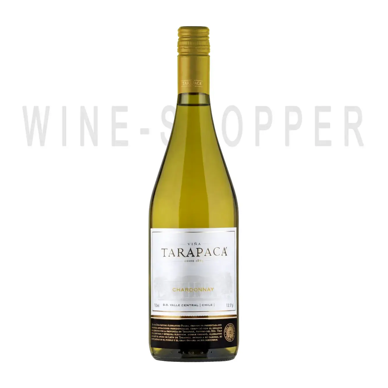 Вино Tarapaca Chardonnay, 2019, 0.75 л