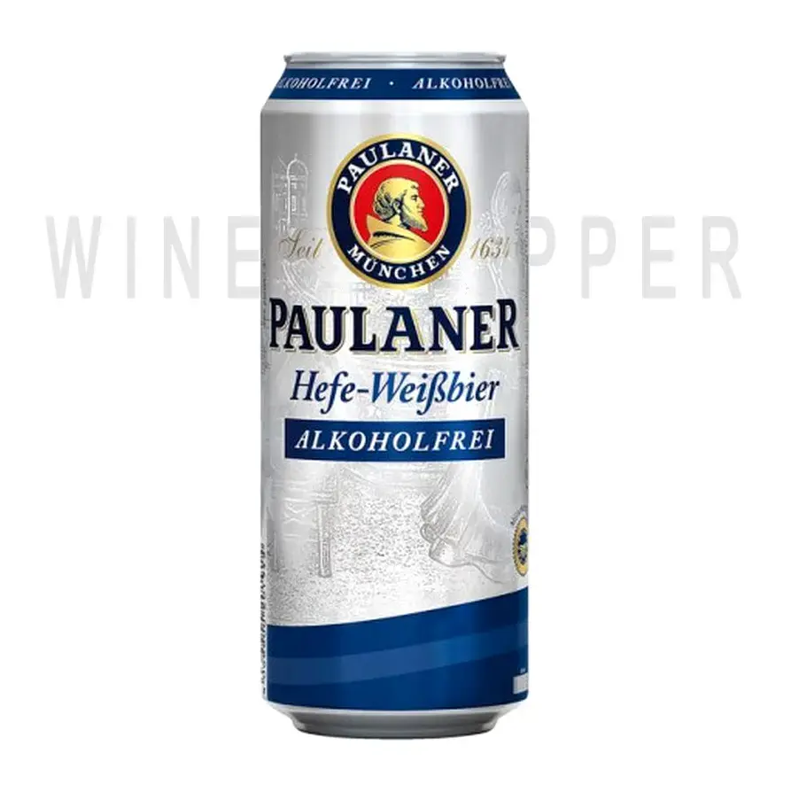 Пиво Paulaner, Hefe-Weissbier Non-Alcoholic, in can 0.5 л