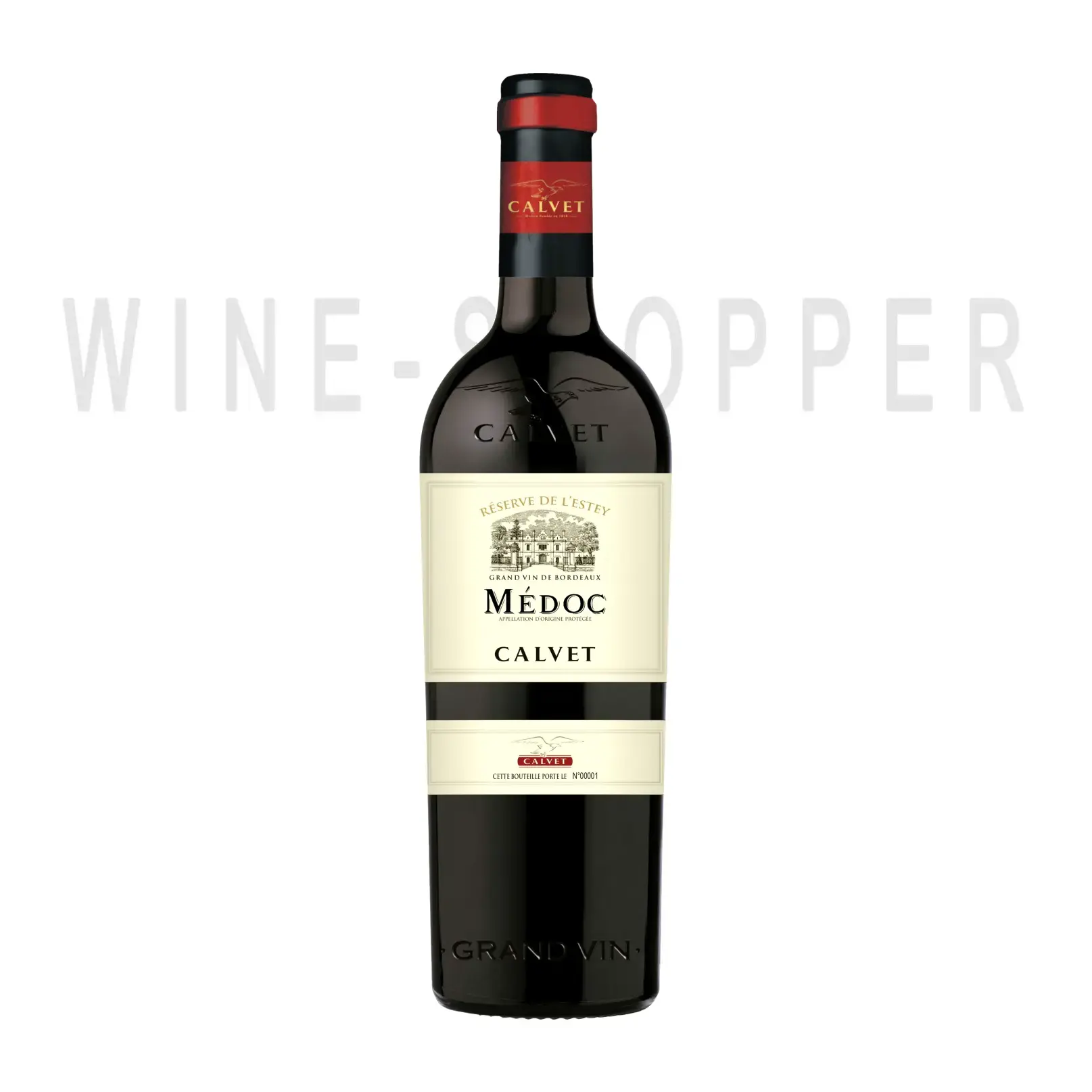 Вино Calvet, Reserve de l'Estey Medoc AOP 2019 0.75 л