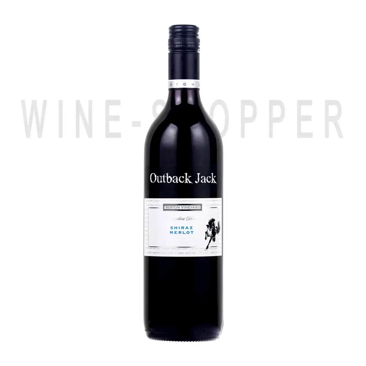 Вино Berton Vineyard, Outback Jack Shiraz Merlot 2020 0.75 л