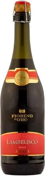 Игристое вино Abbazia, Fiorino d'Oro Lambrusco Rosso 0.75 л