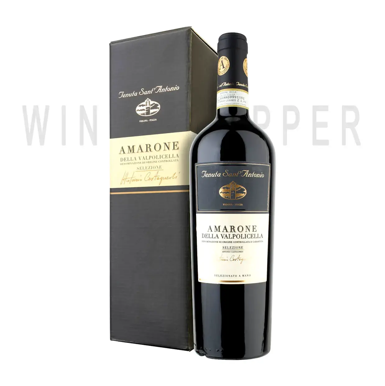 Вино Tenuta Sant'Antonio, Selezione Antonio Castagnedi, Amarone della Valpolicella DOC, 2016, gift box, 0.75 л