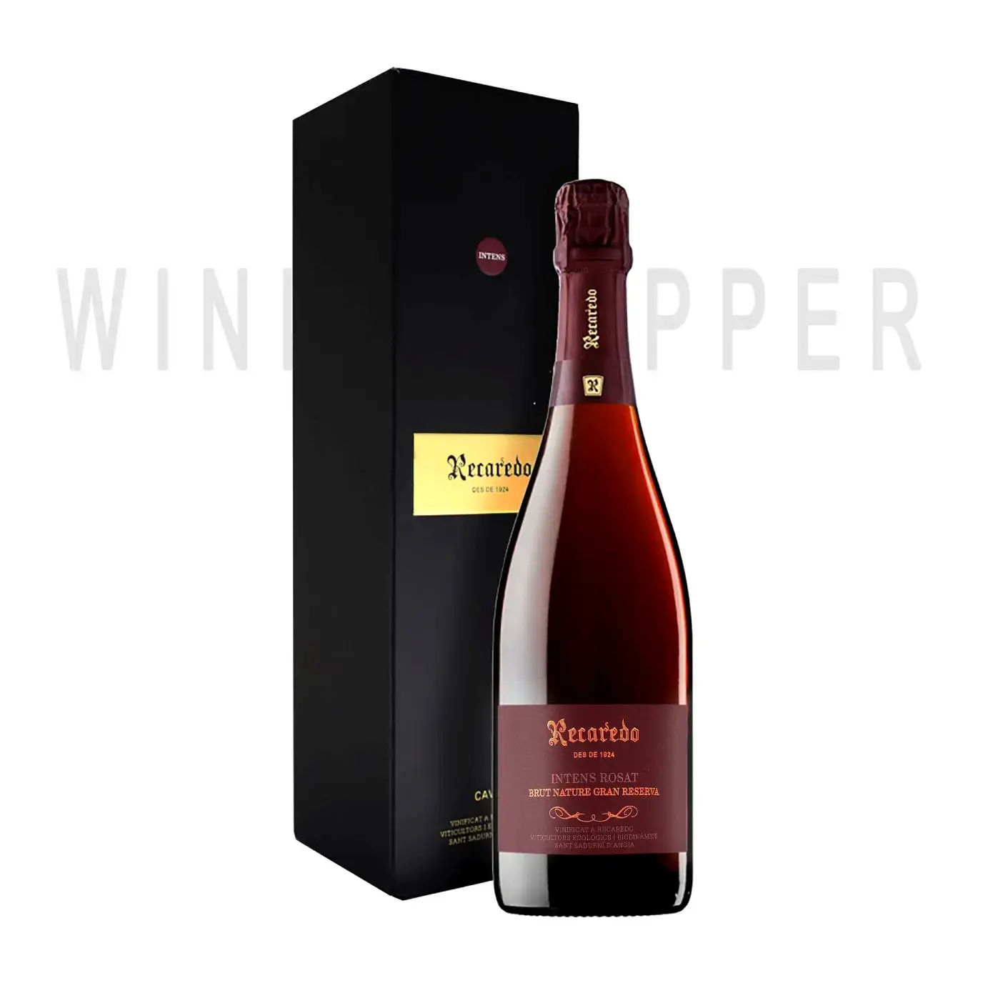 Игристое вино Recaredo, Intens Rosat Brut Nature Gran Reserva, Cava DO, 2014, gift box 2014 0.75 л