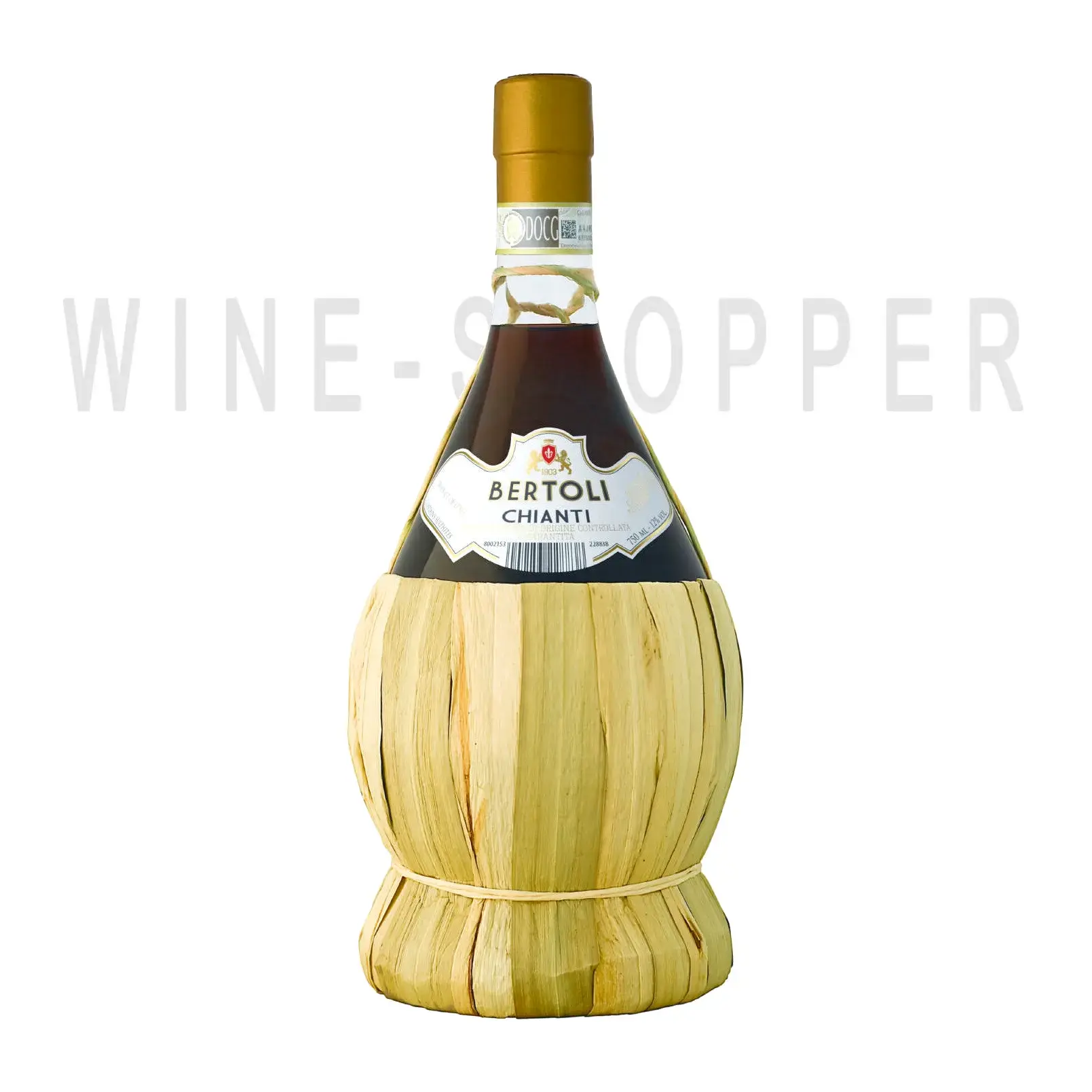 Вино Castellani, Bertoli Chianti DOCG, in fiasco 0.75 л