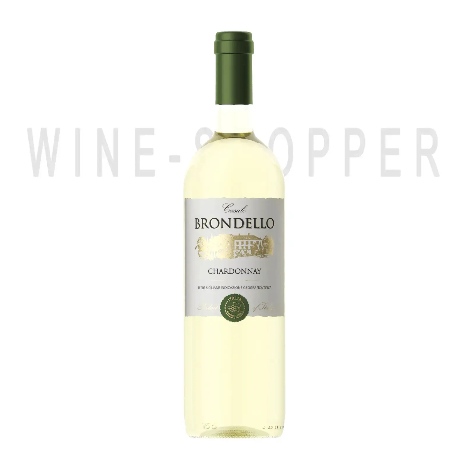 Вино Castellani, Casale Brondello Chardonnay, Terre Siciliane IGT 0.75 л