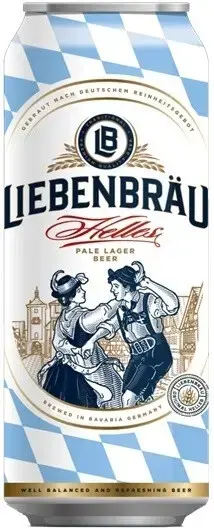 Пиво Liebenbrau Helles in can, 0.5 л