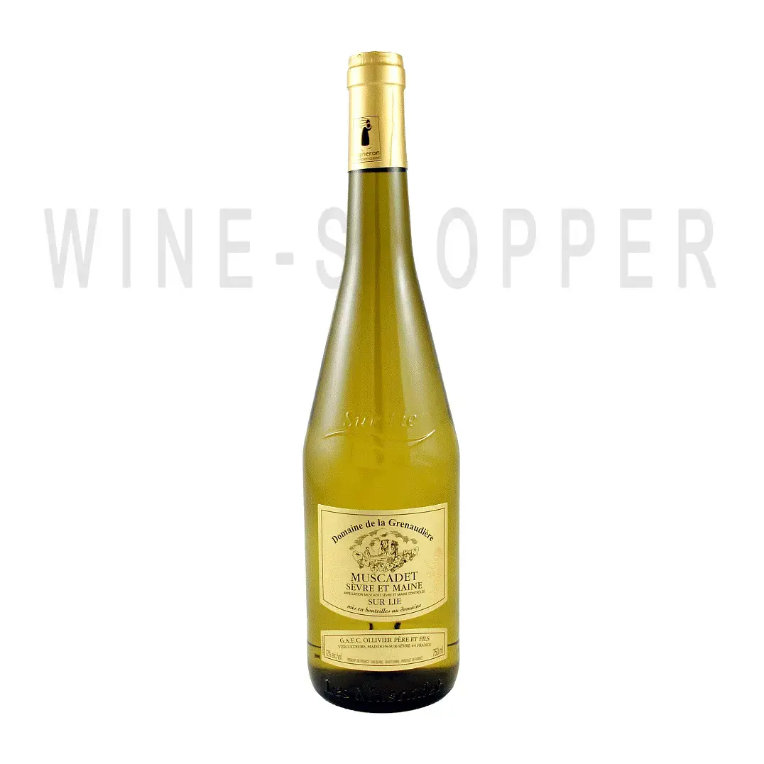 Вино Domaine de la Grenaudiere, Muscadet de Sevre et Maine AOC Sur Lie 2016 0.75 л