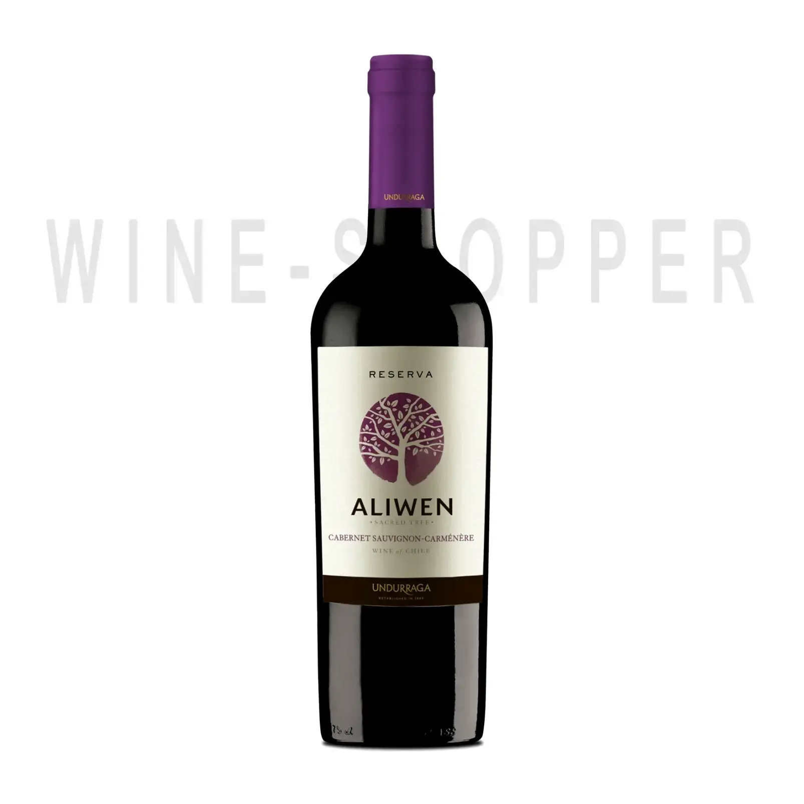 Вино Undurraga, Aliwen Cabernet Sauvignon/Carmenere Reserva 2022 0.75 л