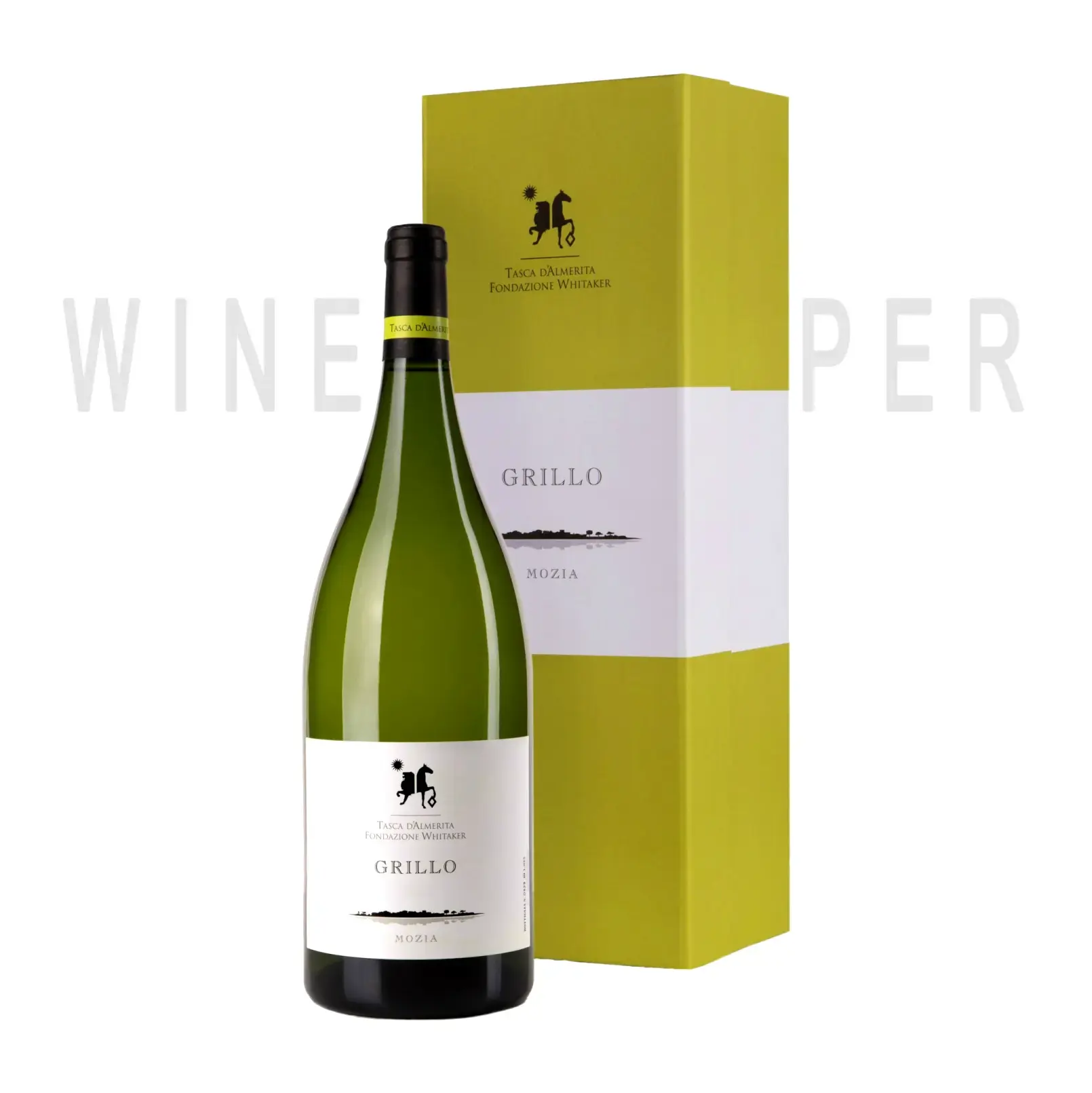 Вино Tasca d'Almerita, Grillo Mozia, Sicilia IGT, 2018, gift box 2018 1.5 л