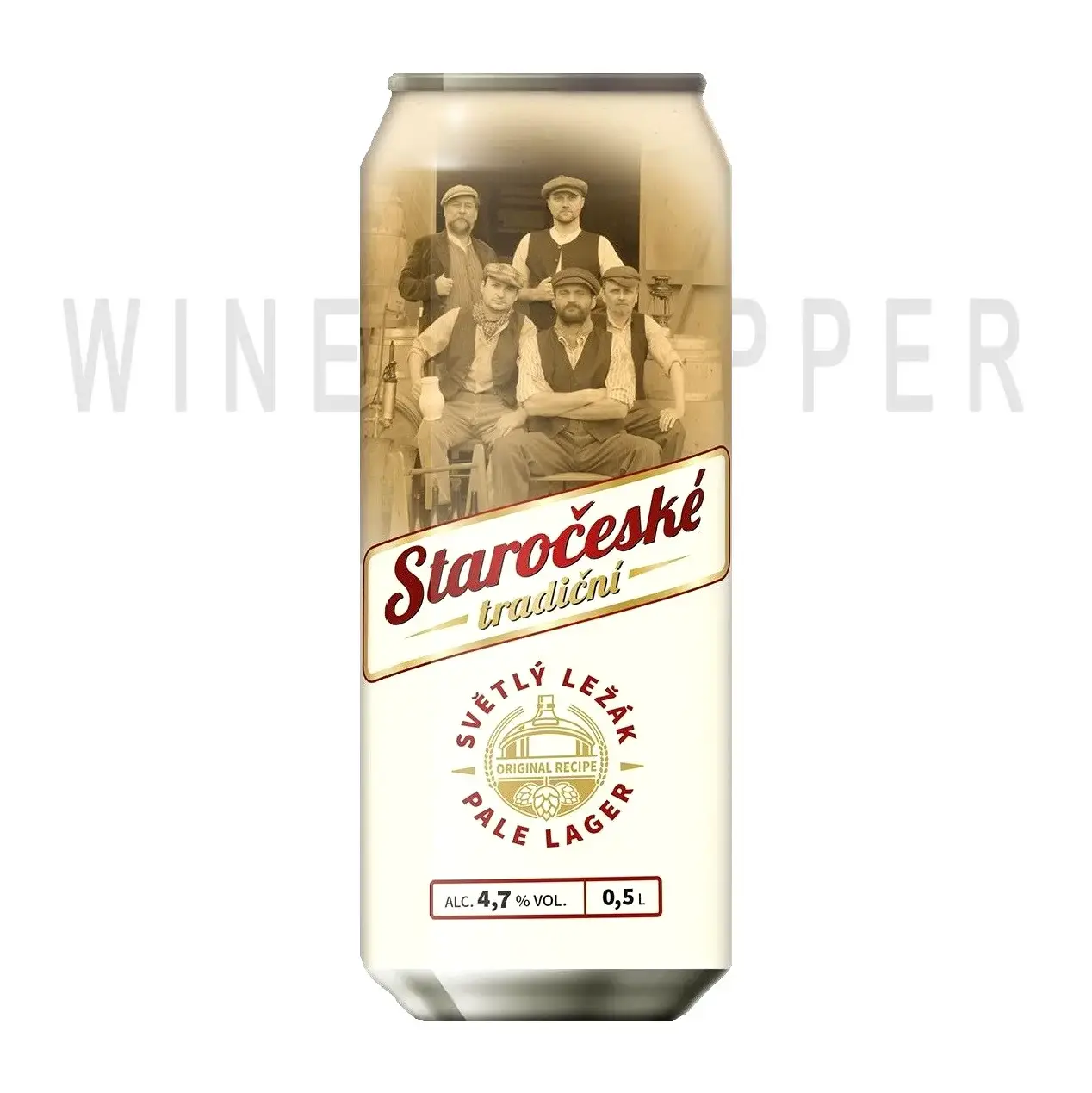 Пиво Staroceske tradicni, in can 0.5 л