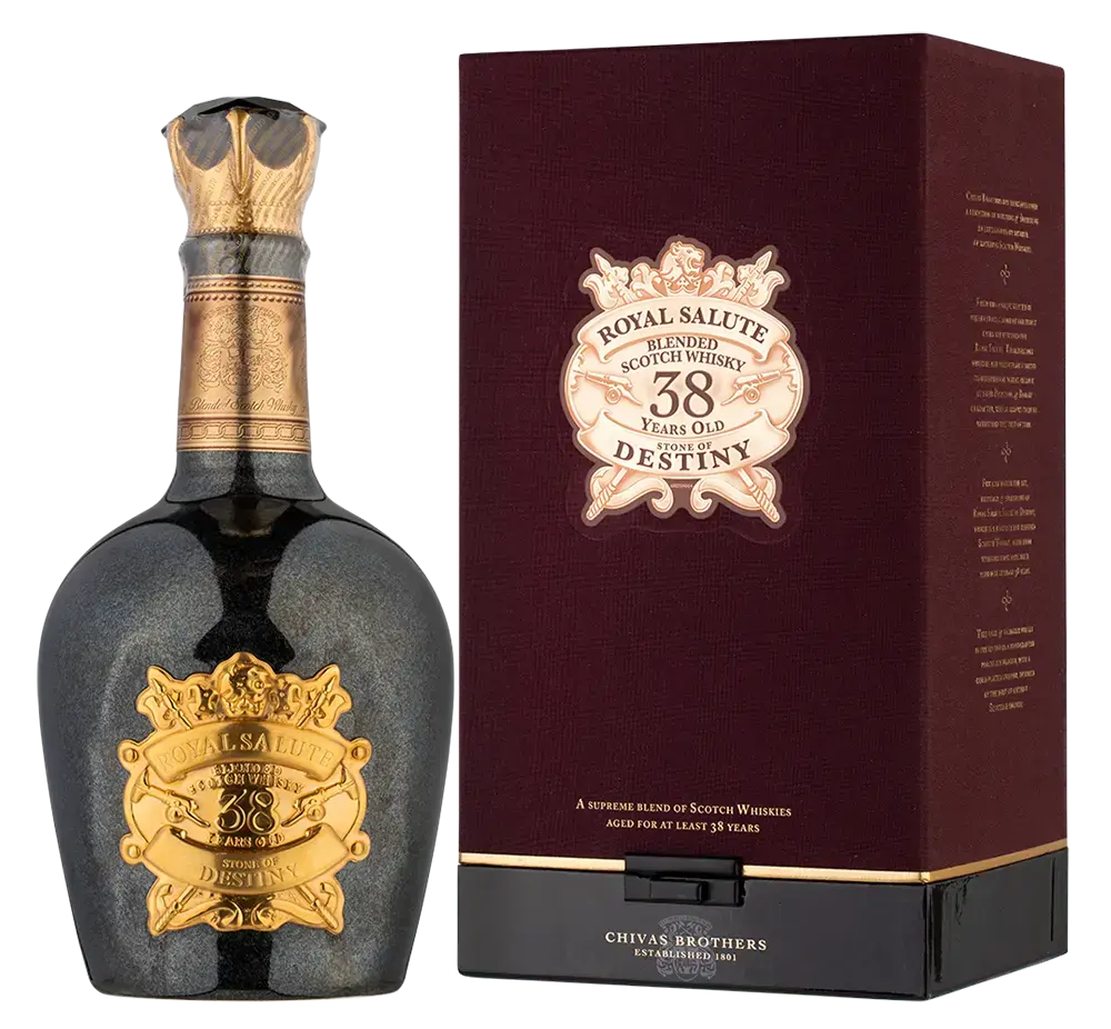 Виски Chivas, Royal Salute Stone of Destiny 38 Year Old, gift box 0.5 л