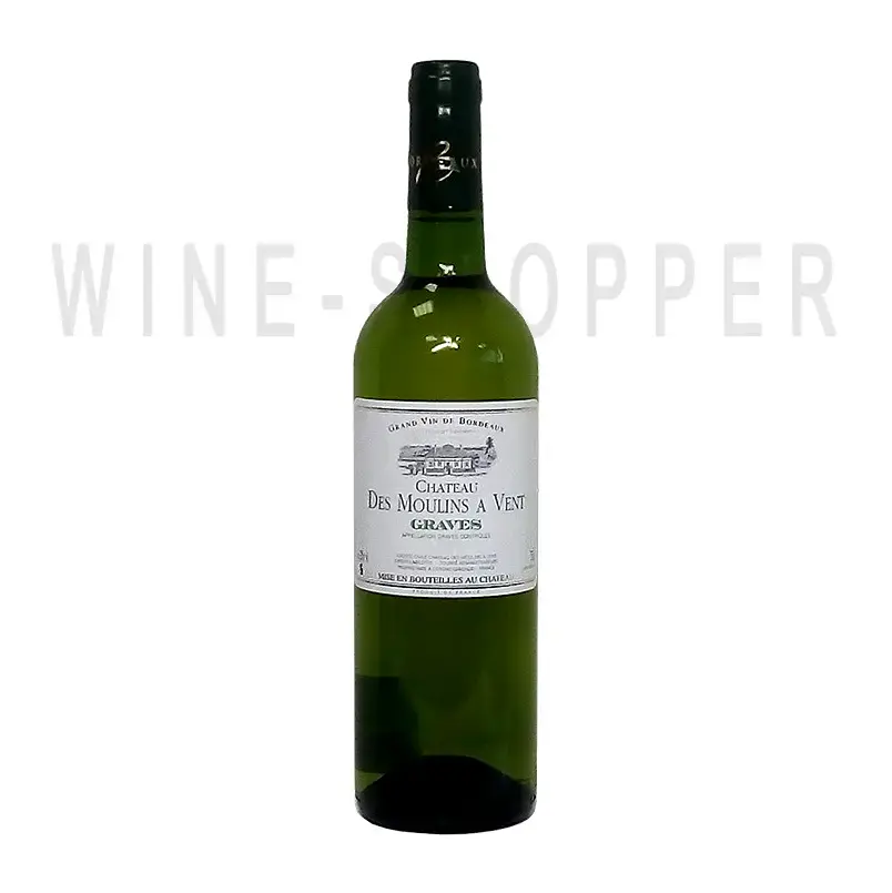 Вино Chateau des Moulins a Vent Blanc, Graves АОC 2018 0.75 л