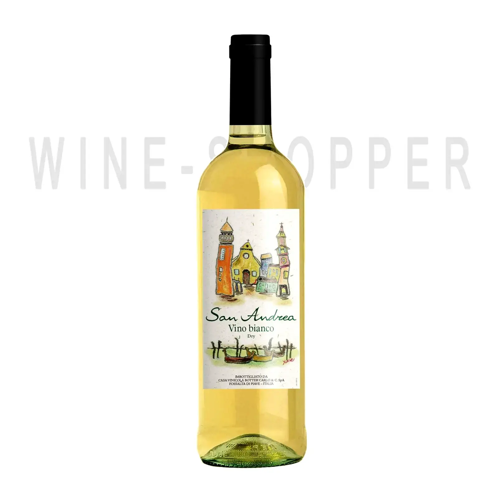 Вино Botter, San Andrea Bianco Dry 0.75 л
