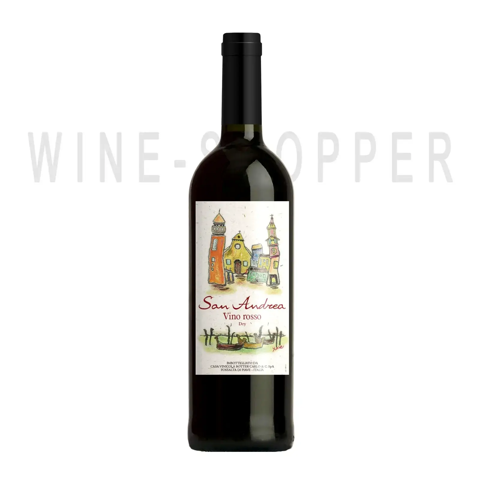 Вино Botter, San Andrea Rosso Dry 0.75 л