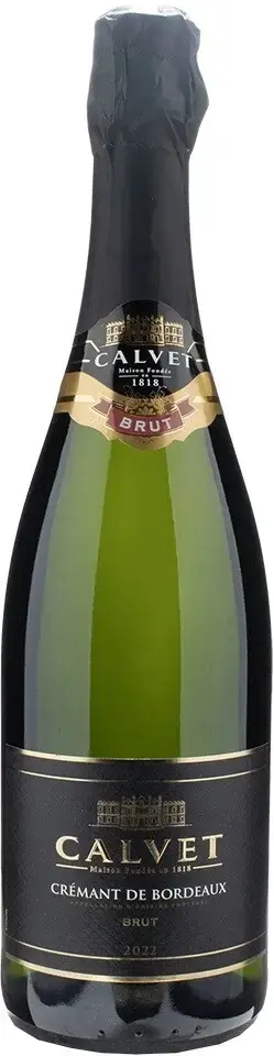 Игристое вино Calvet Cremant de Bordeaux AOP Brut, 2023, 0.75 л